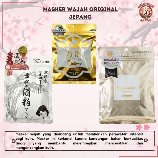 Jual Masker Wajah Original Japan | Shopee Indonesia