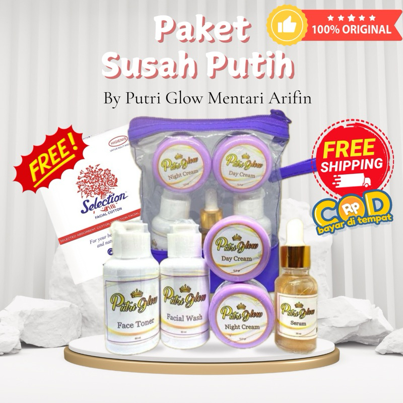 Jual Putri Glow Paket SUSAH PUTIH Free Kapas By Menta…