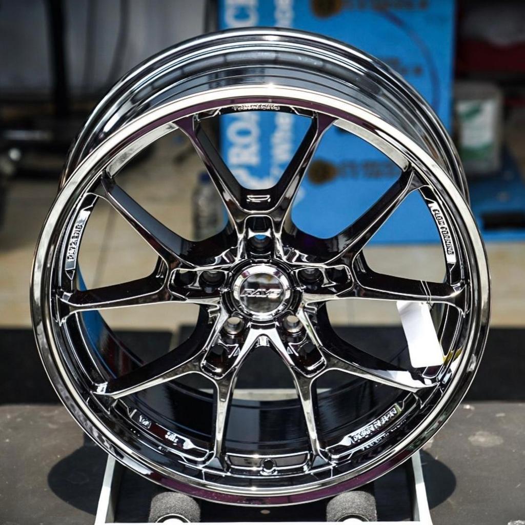 Jual VELG VOLKRAYS G025 BLACK CHROME R18 PCD 5x114 LEBAR 8 ET 40 WARNA ...