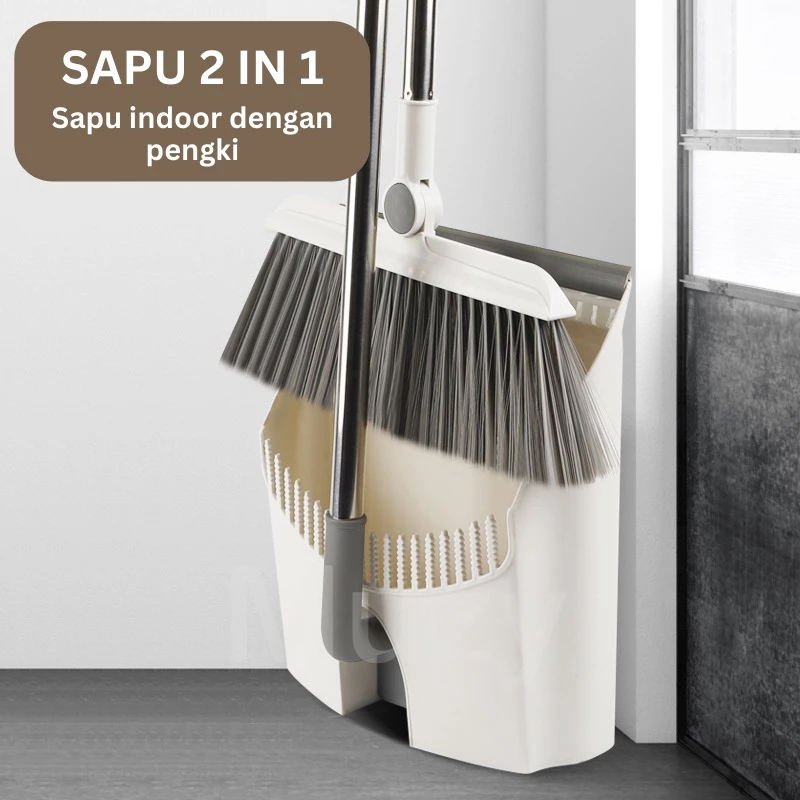 Jual Set Sapu / Broom Dustpan Sapu / Lipat Kombinasi Pengki Sapu Dengan ...