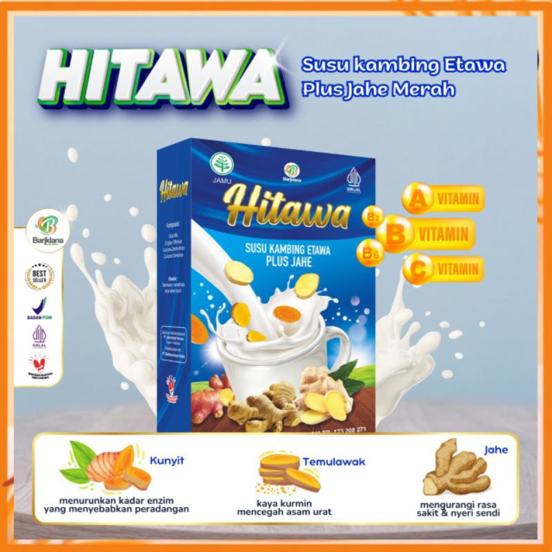 Jual [BISA COD] HITAWA SUSU ETAWA plus Pahe | Temulawak Mengatasi nyeri ...