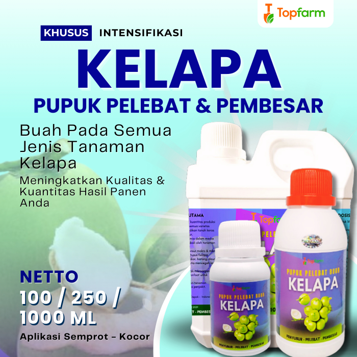 Pupuk Khusus Untuk Buah Kelapa / Pupuk Pelebat Buah Kelapa Lokal / Pupuk Booster Buah Kelapa / Pupuk Buah Kelapa / Pupuk Pelebat Buah Kelapa