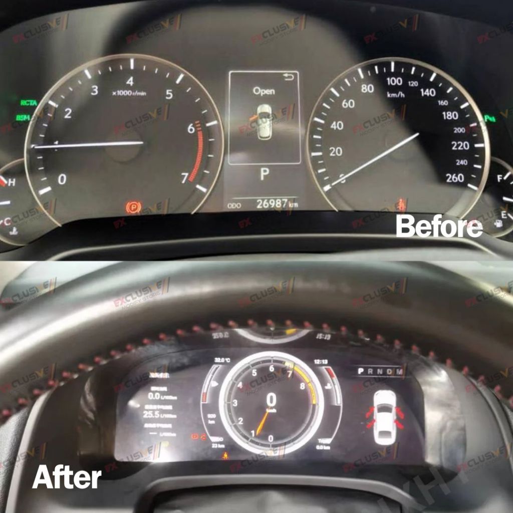 Jual DIGITAL CLUSTER SPEEDOMETER LEXUS RX (2016 - 2023) RX200t RX300 ...
