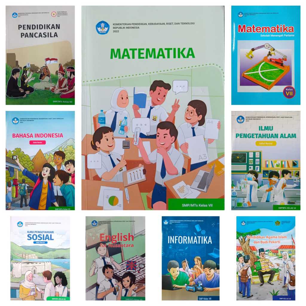 Jual PAKET Buku siswa SMP kelas 7 KURIKULUM MERD…