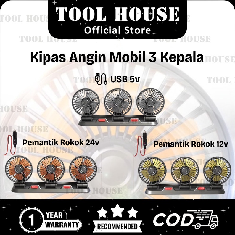 Jual KODE L9T4 Tool House Garansi Toko 1 Tahun Kipas angin mobil ...