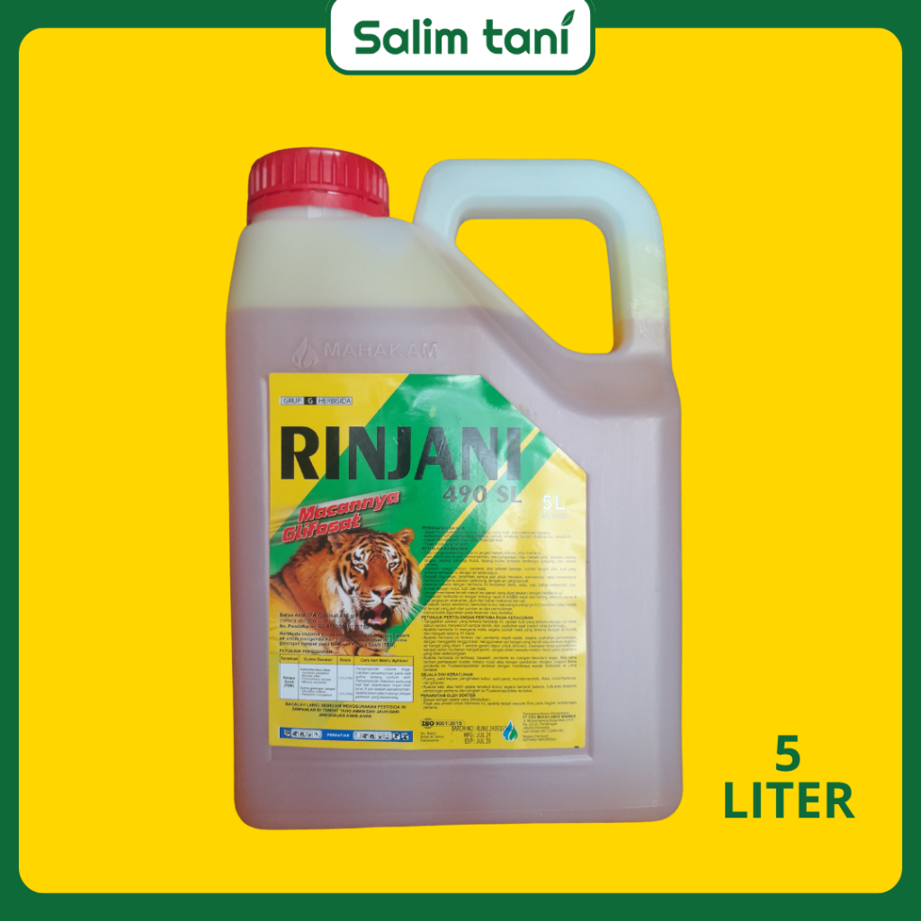 Jual Herbisa Sistemik Racun Rumput RINJANI 5L Mengendalikan Gulma ...