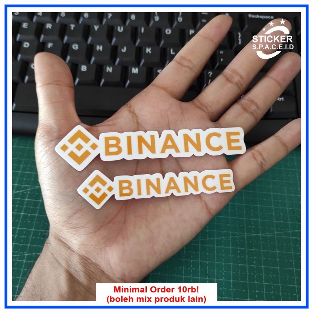 Jual STICKER BINANCE DIECUT PRINTING | Shopee Indonesia