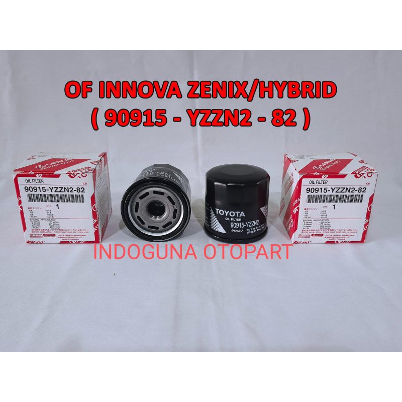 Jual Filter oli Toyota Innova ZENIX ( HYBRID) , 90915-YZZN2-82 | Shopee ...