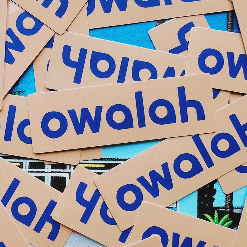 Jual Owalah - Vinyl Sticker - Stiker Vinyl | Shopee Indonesia