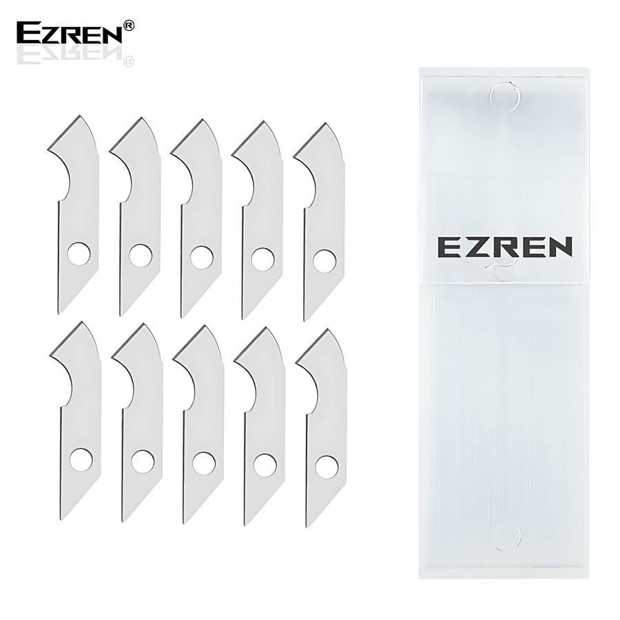 Jual Ezren EZ-0011 10 Buah Pisau Kait Papan Akrilik PVC Alat Pemotong ...