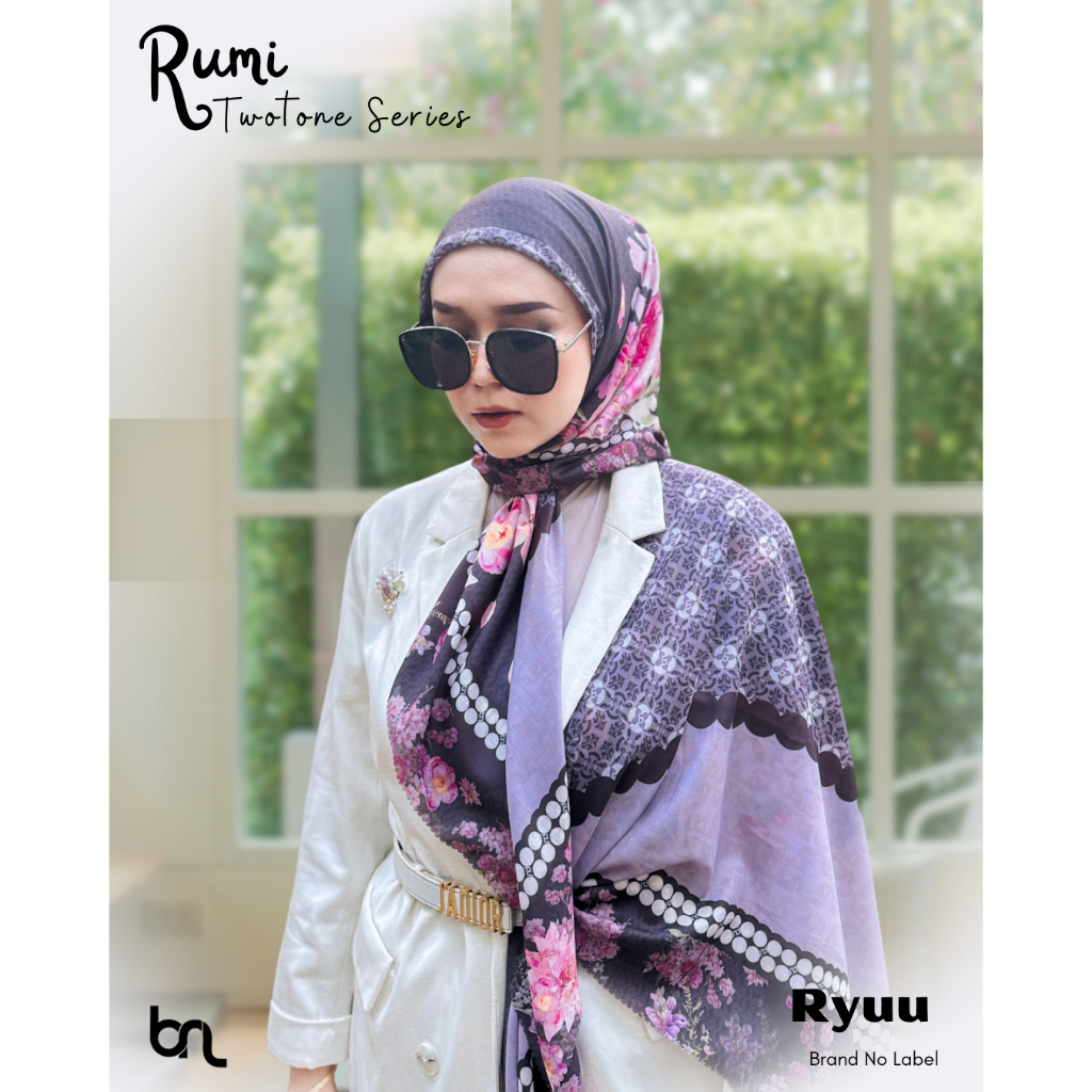 Jual BRAND NO LABEL I RYU - Rumi series I BNL Hijab I Hijab Brand No ...