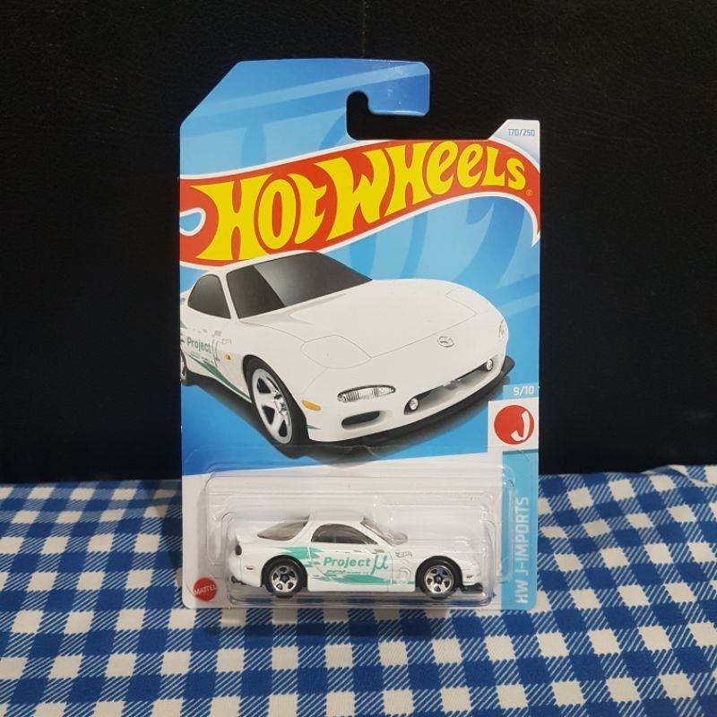 Jual Hot Wheels '95 Mazda RX-7 Putih Project U RX7 JDM | Shopee Indonesia