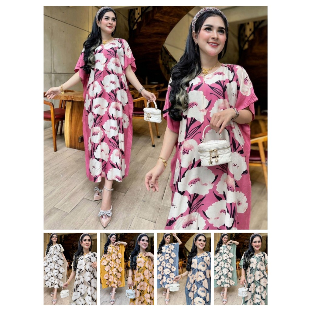 Jual Daster Lowo Kekinian Terbaru Motif Bunga Busui Rayon Premium ...
