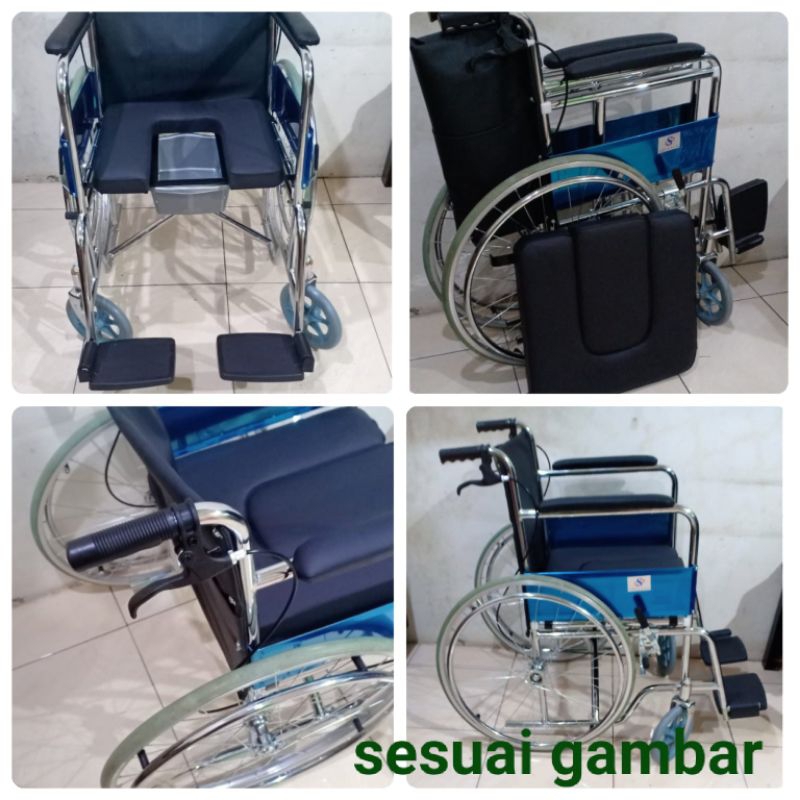 Jual KURSI RODA 2IN1/KURSI RODA STANDART | Shopee Indonesia