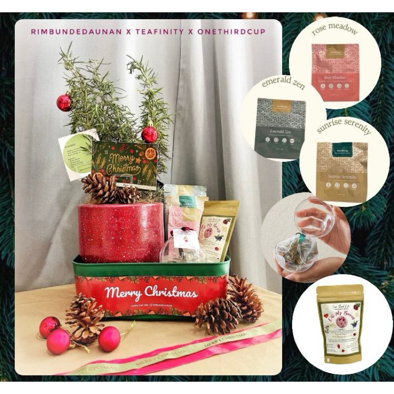 Jual PREMIUM CHRISTMAS HAMPERS NATAL Rimbundeduan x Teafinity x ...