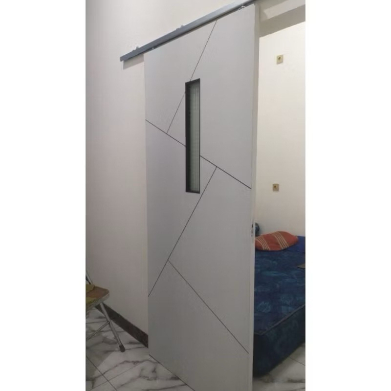 SATU PAKET PINTU SLEDING LENGKAP TINGGAL PASANG | PINTU GESE LENGKAP TINGGAL PASANG