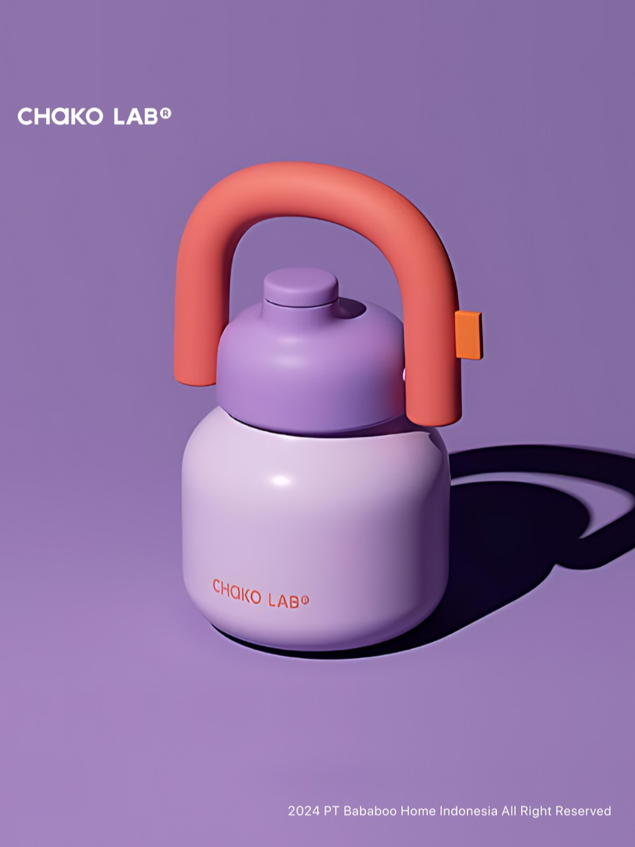 Jual CHAKO LAB Linlin Vacuum Thermos 1000ml - Purple | Shopee Indonesia