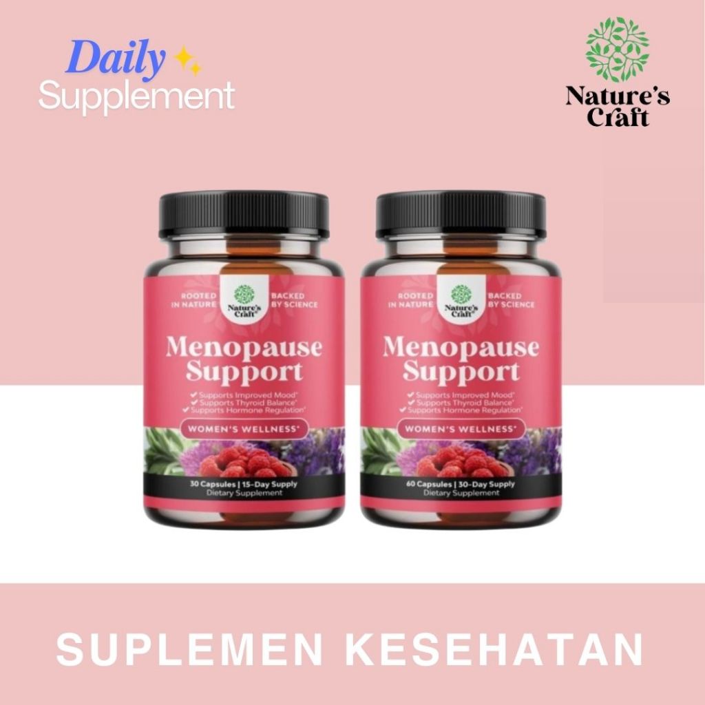 Jual Nature's Craft Herbal Menopause Support Supplement - Natural ...