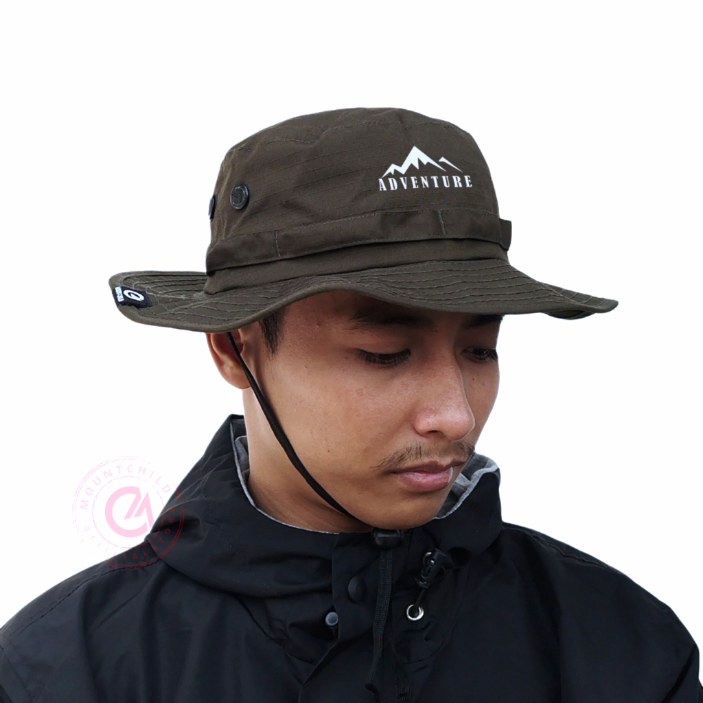 Jual Mountchild Topi Rimba Safari Hat Pria Wanita Dewasa Desain Gunung ...