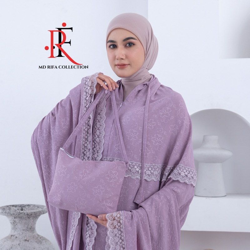 Jual [NEW Launching] MD Rifa - Mukena Alena Dewasa Embos Motif Cringkle ...