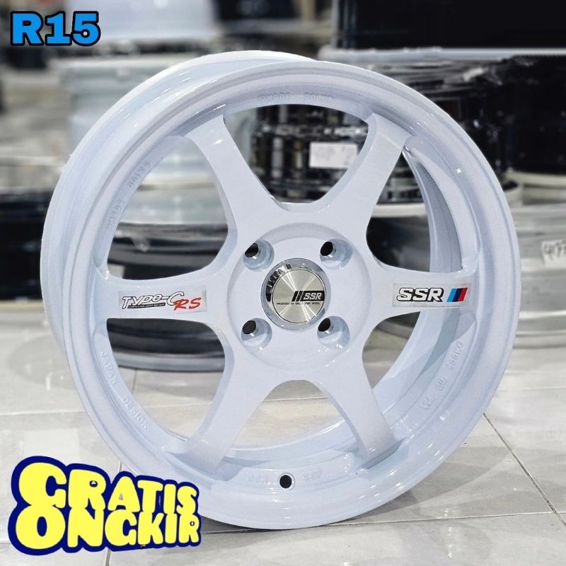 Jual velg racing mobil ring 15 SSR TYPE C LEBAR 6,5 ET 42 velg mobil ...