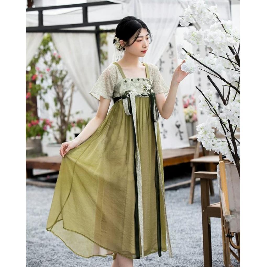 Jual TM 98005 Dress CNY Rongxi chest-high hanfu dress import | Shopee ...