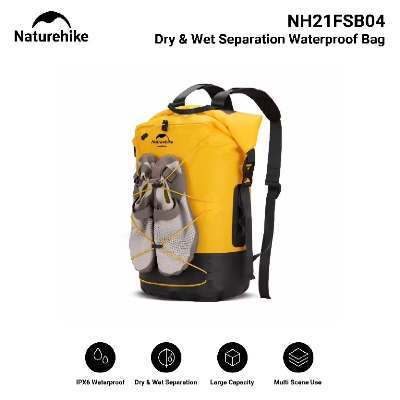 DRYBAG NATUREHIKE NH21FSB04 DRY BAG SWIMMING BAG TAS RANSEL WATERPROOF TAS  ANTI AIR TRAVELLING CAMPING HIKING PENDAKI GUNUNG BERKEMAH OUTDOOR