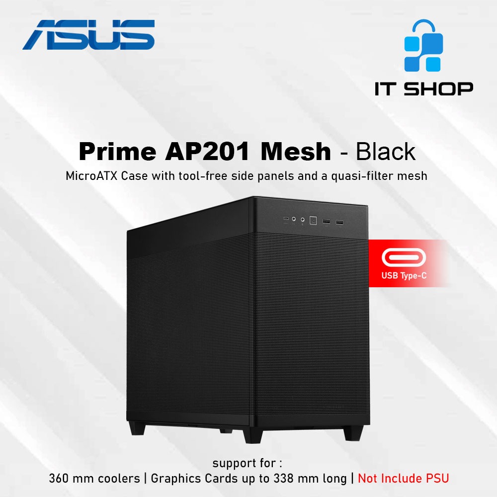 Jual Asus Casing Prime AP201 Mesh - Black | Shopee Indonesia