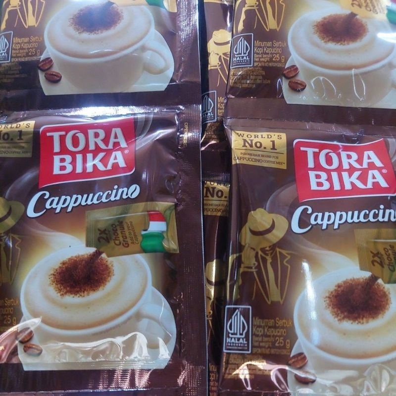 Jual TORABIKA CAPPUCCINO 1 RENCENG ISI 10 SACHET CAPUCINO | Shopee ...