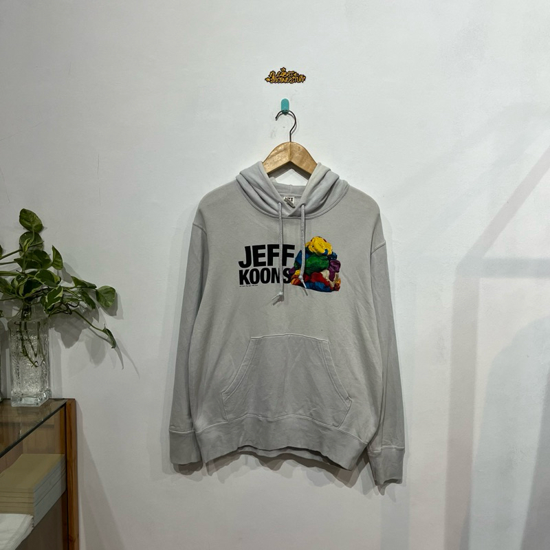 Sweat à Capuche Uniqlo X Jeff Koons - Ballon Chien Noir - Homme Taille L