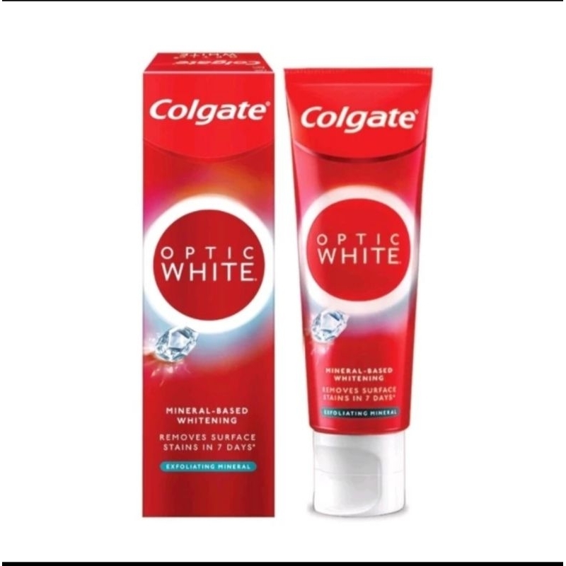 Jual Colgate Optic White Exfoliating Mineral 100 Gr (expired Date 04  