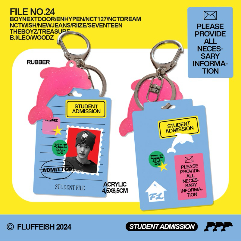 Jual FLUFFEISH - STUDENT ADMISSION KEYCHAIN | Shopee Indonesia