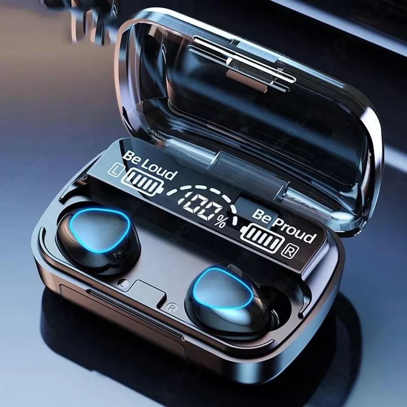 M10 plus powerbank 2000mAh Earphone Headset Wireless Bluetooth Full Bass  Stereo Power Bank