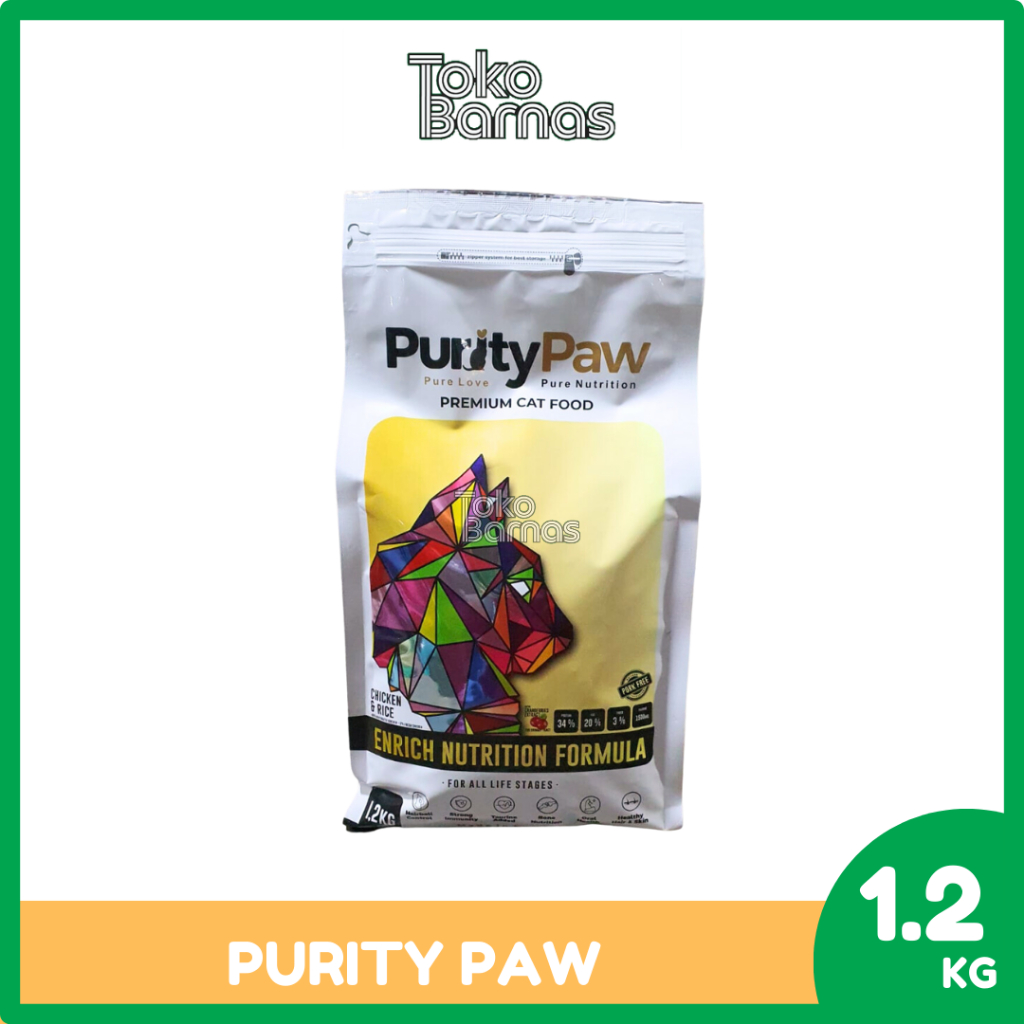 Jual Purity Paw Chicken & Rice 1.2 Kg Dry Food For All Life Stages ...