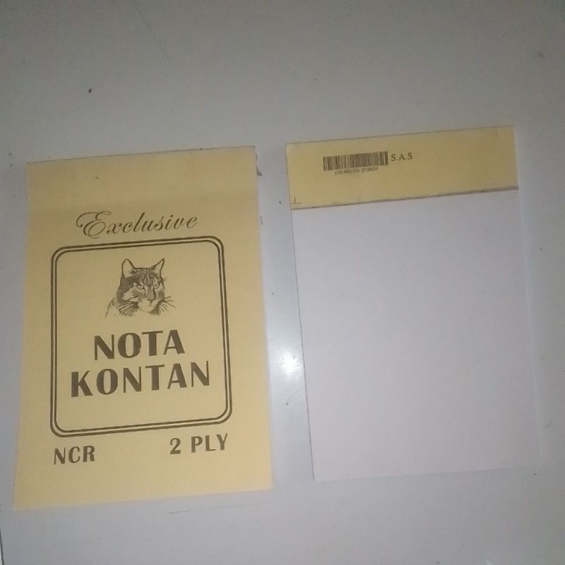 Jual 10 buku nota 2 ply/nota kontan 2 ply/nota NCR 2 ply | Shopee Indonesia