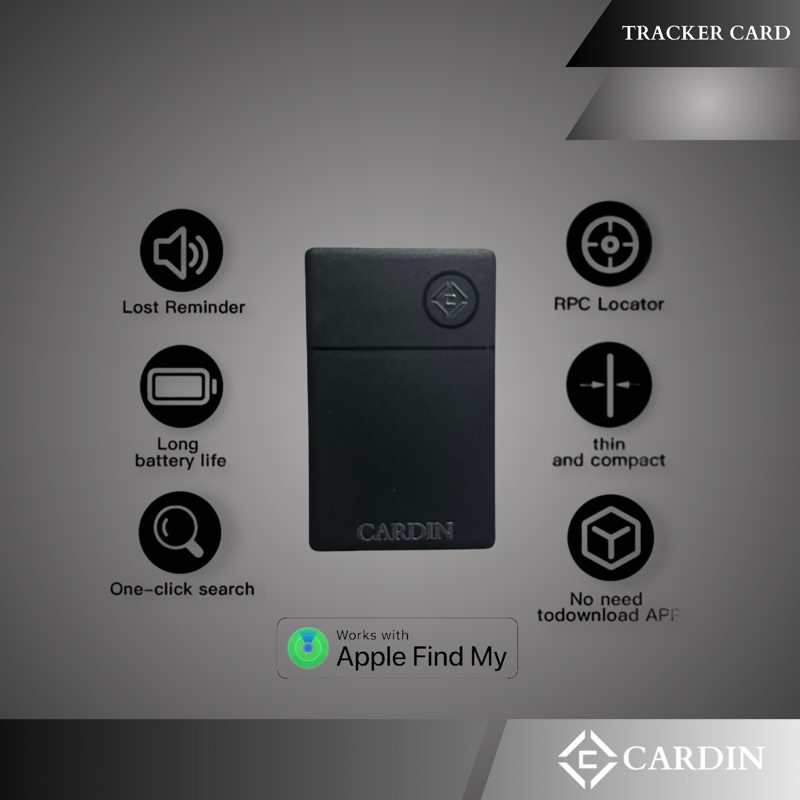 Jual Cardino Tracker Card Finder GPS Tracker Apple Find My | Shopee ...