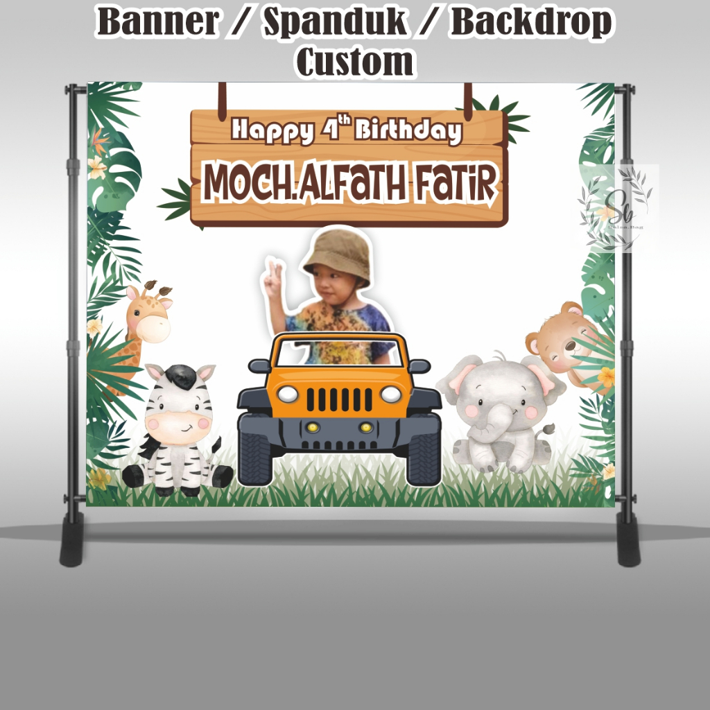 Jual SPANDUK/BANNER/BACKDROP/SPANDUK ULANG TAHUN ANAK/BANNER ULANG ...
