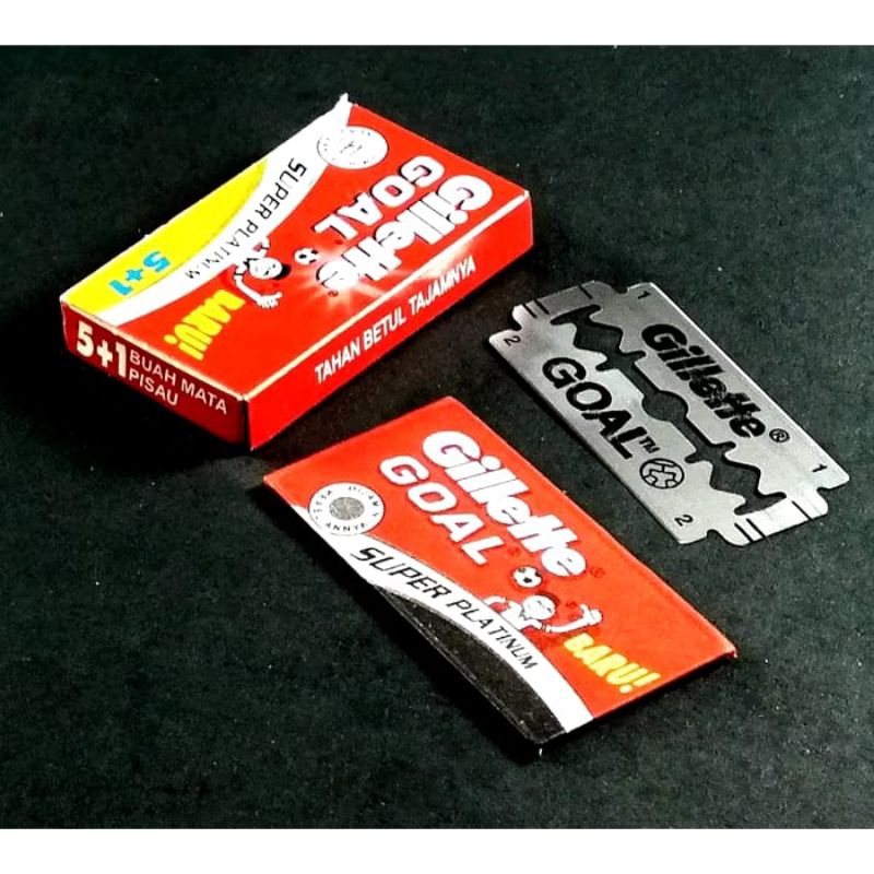 Jual SILET GILLETTE GOAL ORIGINAL ISI 5PCS BERHOLOGRAM | Shopee Indonesia