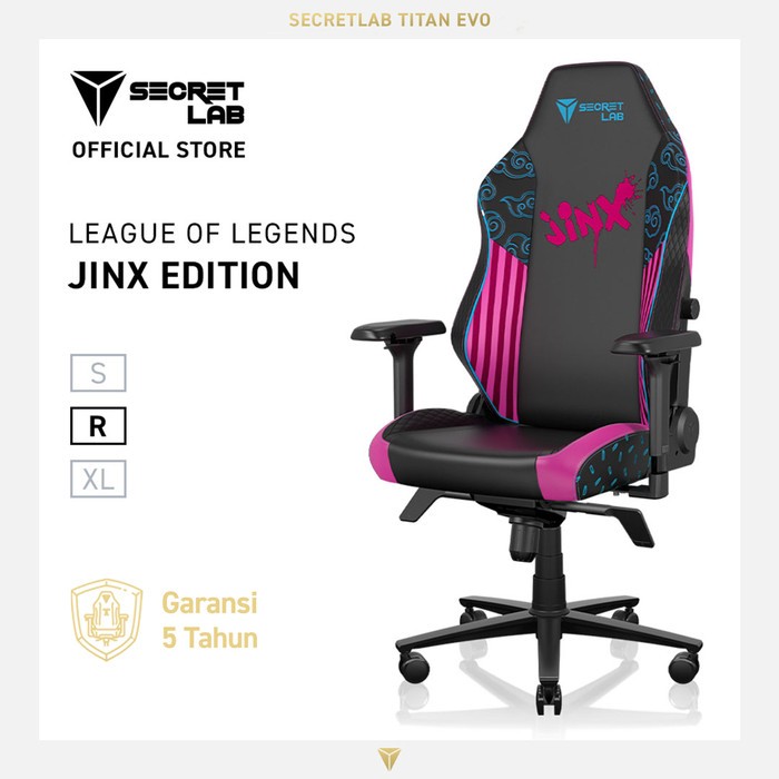 Jual Secretlab TITAN Evo Kursi Gaming League of Legends Jinx Edition Shopee Indonesia