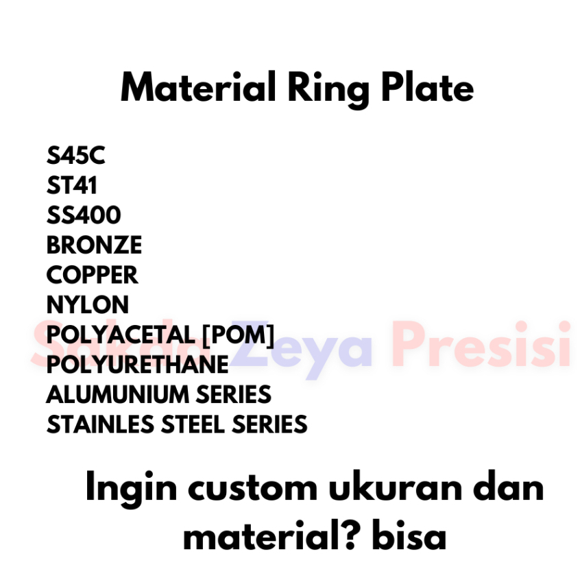 Jual CUSTOM RING PLATE REQUEST UKURAN | Shopee Indonesia