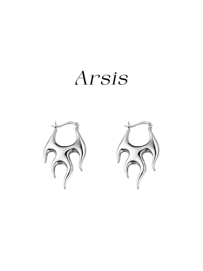 Jual ARSIS Anting api Kepribadian yang unik Tren Korea Gaya keren ...