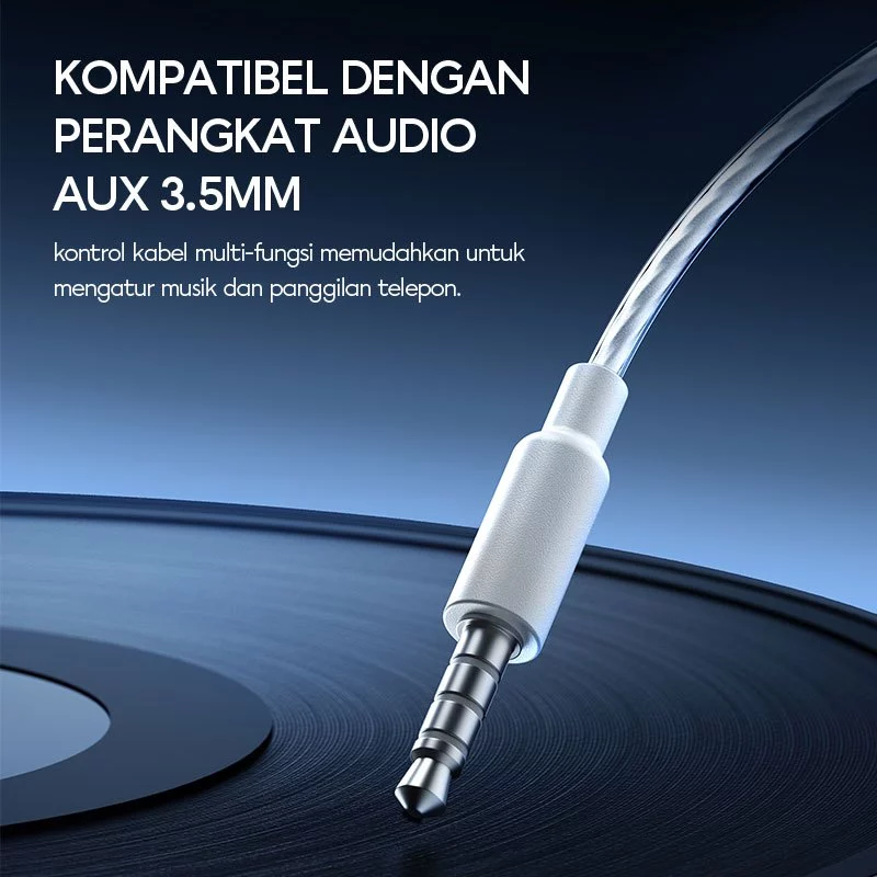 VIVAN Headset In Ear Stereo Powerfull Bass Wired Headset Q17 Black Garansi Resmi 1 Tahun