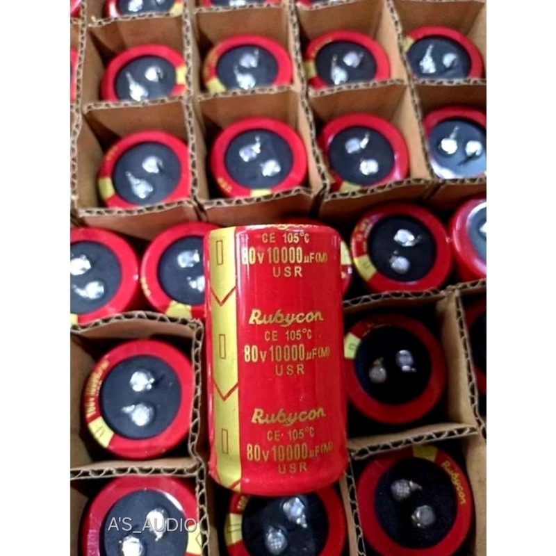 Jual ELCO RUBYCON RED 80V 10000uf USR.ELCO RUBYCON USR ORIGINAL ...
