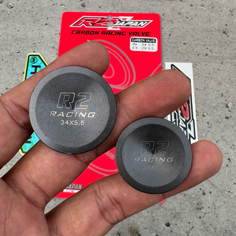 Jual Klep R2 Japan R2japan Carbon batang 5.5mm - 5mm Bisa Semua Motor ...