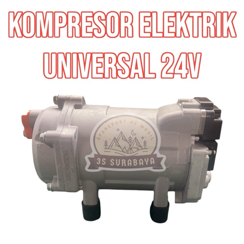 Jual Kompresor Elektrik 24 Volt Universal Tinggal Tancap Tanpa Pully ...