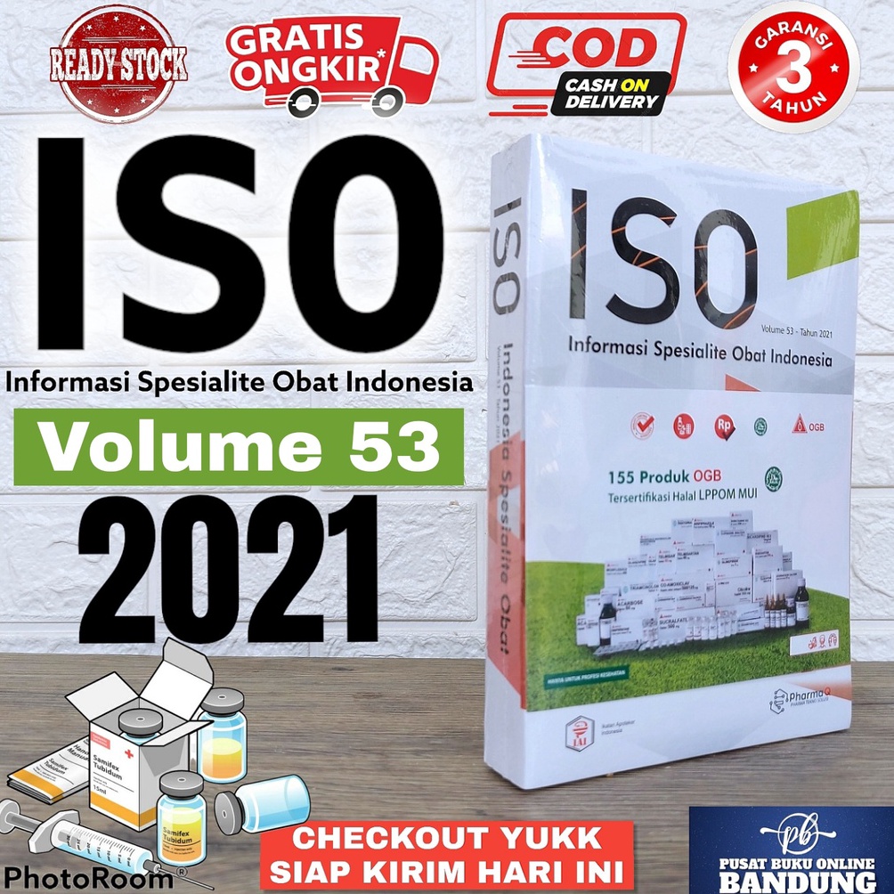 Jual KODE D65S ISO OBAT VOLUME 53 TAHUN 221 BUKU FARMASI DASAR ...