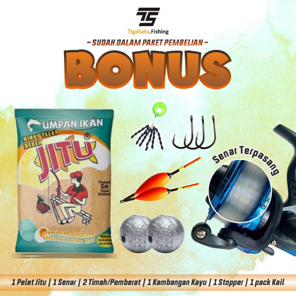 Jual Set Pancing Joran Kolam Ajiro Kujira Medium Fiber solid 8-17lb dan ...