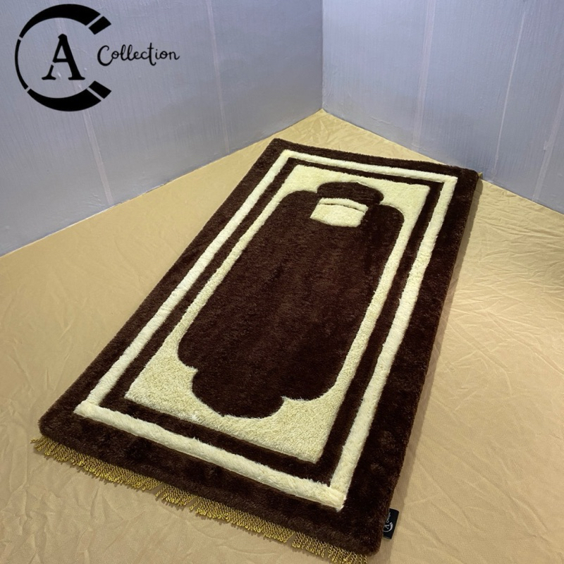 Jual Sajadah Tebal Sajadah Empuk Bahan Bulu Rasfur Isi Busa Tebal 2&3cm ...