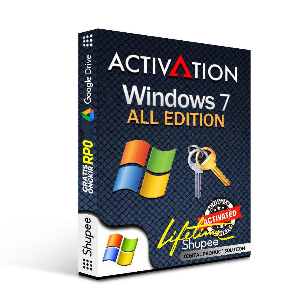 Jual Window® 7 Digital Activation Original License Products Permanent ...