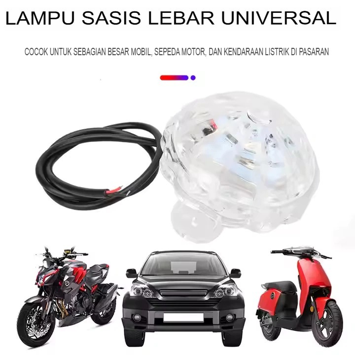 Jual Lampu Kolong LED Bulat RGB Motor Mobil Truk Bus 12V - 24V ...